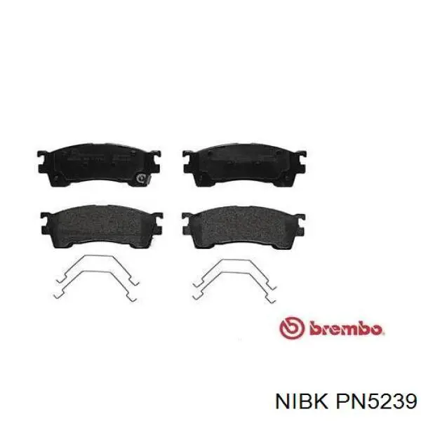 Купить PN5239 Nibk Колодки тормозные
