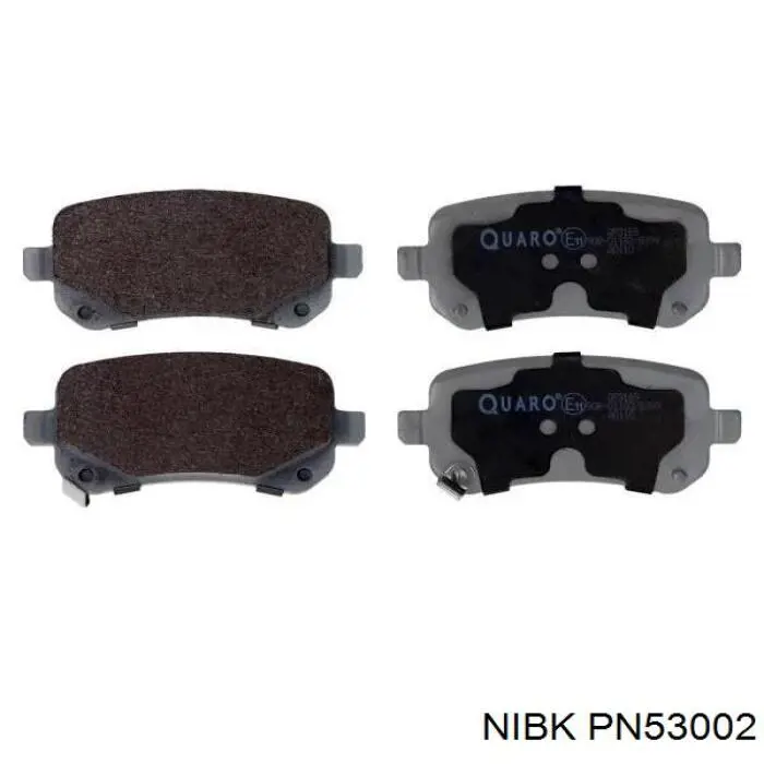 Колодки дисковые  Nibk PN53002 цена, от 23.93 USD