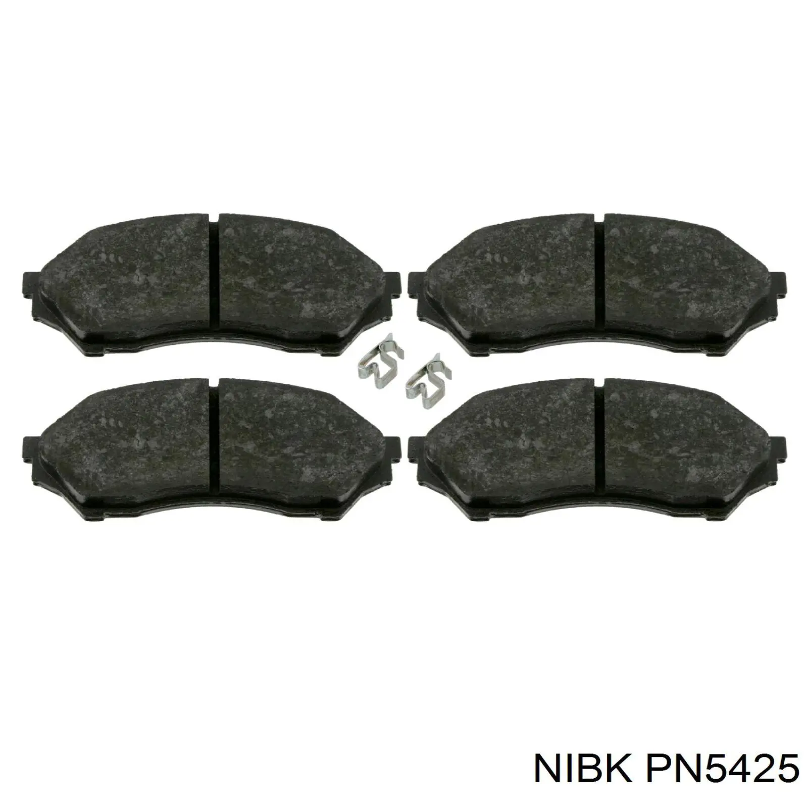 Передние тормозные колодки PN5425 Nibk