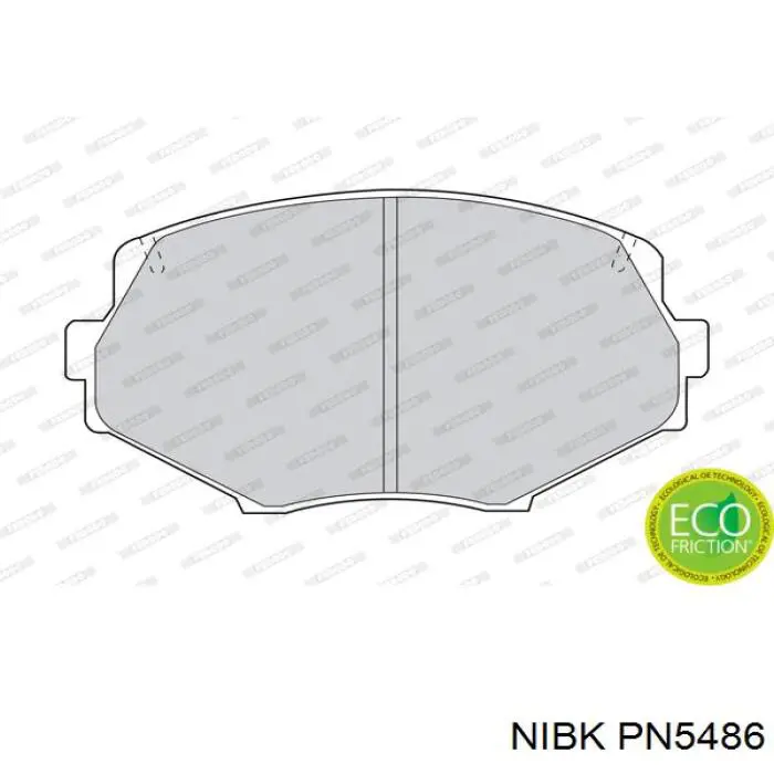 PN5486 Nibk Колодки передние