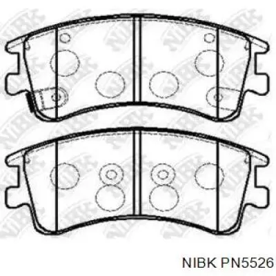 Колодки Nibk PN5526 цена, от 23.68 USD