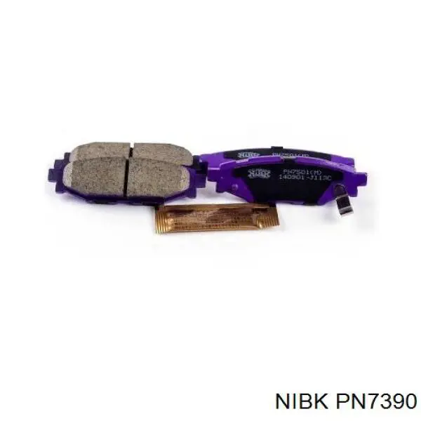 Колодки Nibk PN7390 цена, от 16.45 USD
