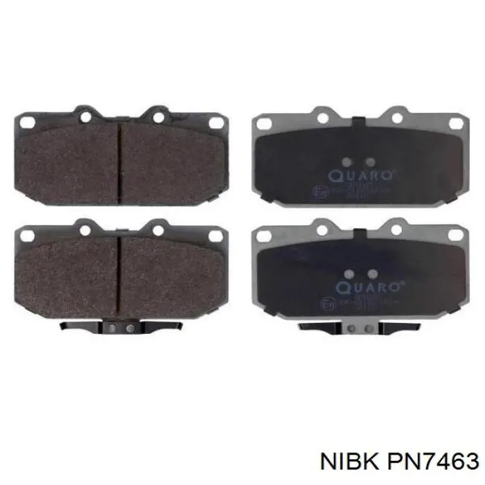 Колодки Nibk PN7463 цена, от 23.68 USD