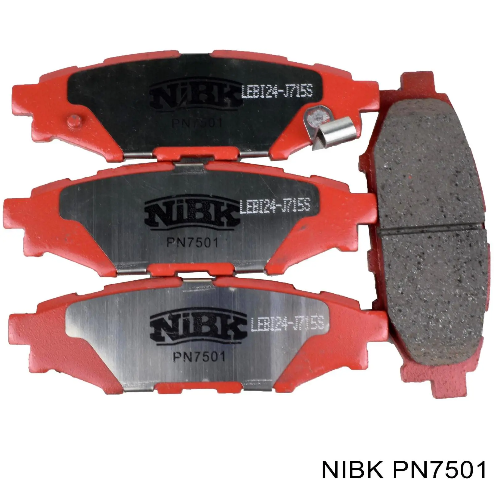 Колодки дисковые  Nibk PN7501 цена, от 25.28 USD