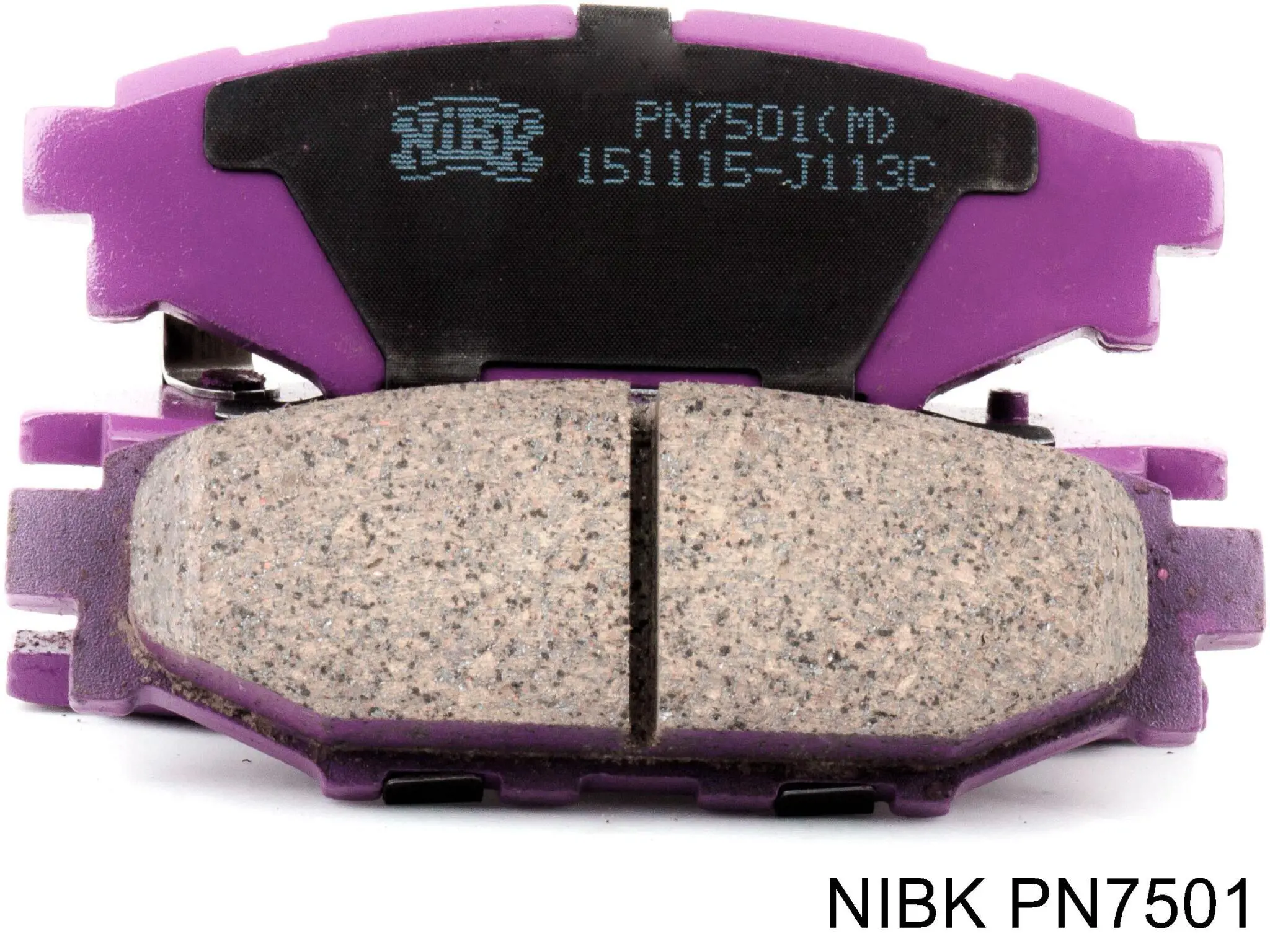 PN7501 Nibk Колодки тормозные дисковые комплект