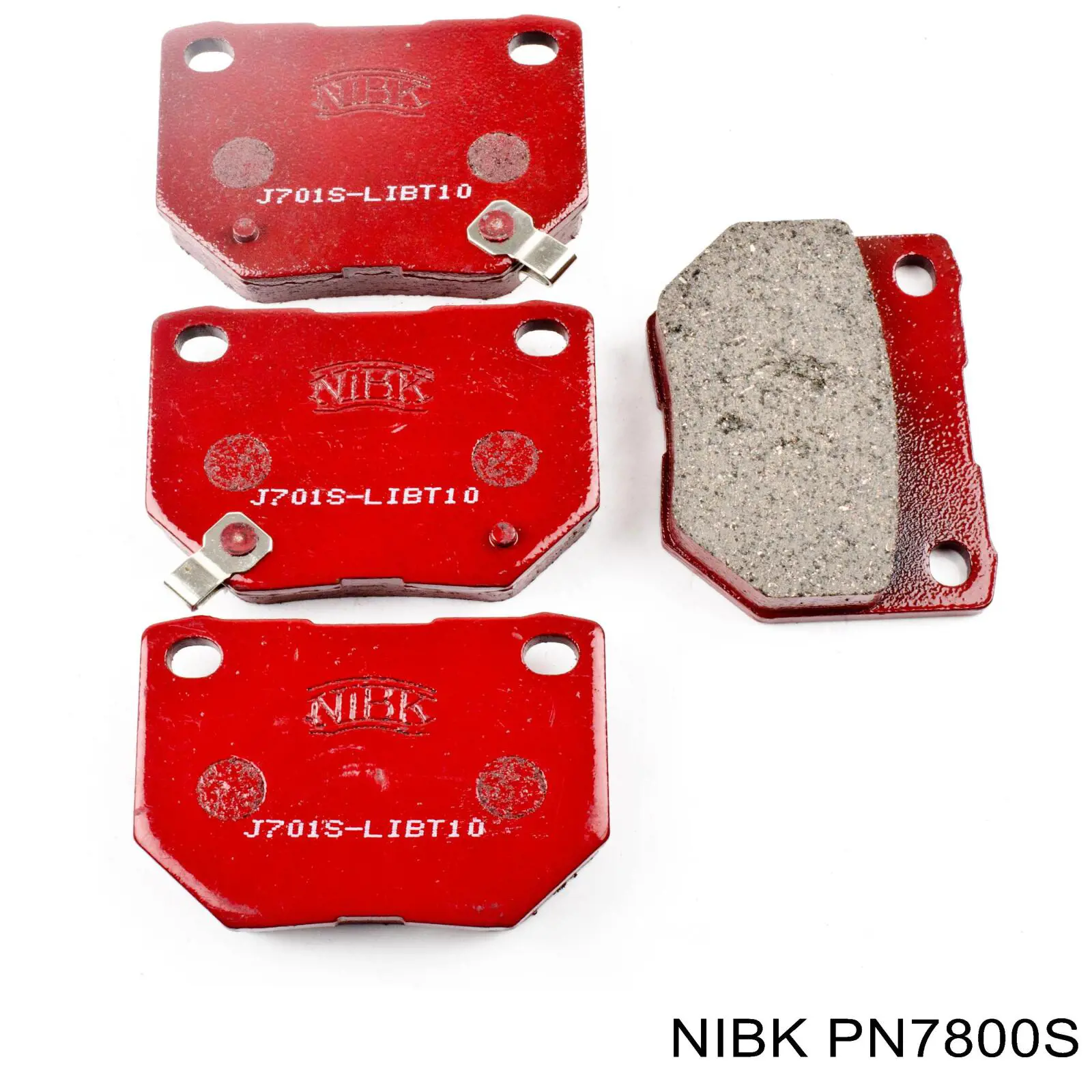 PN7800S Nibk задние тормозные колодки