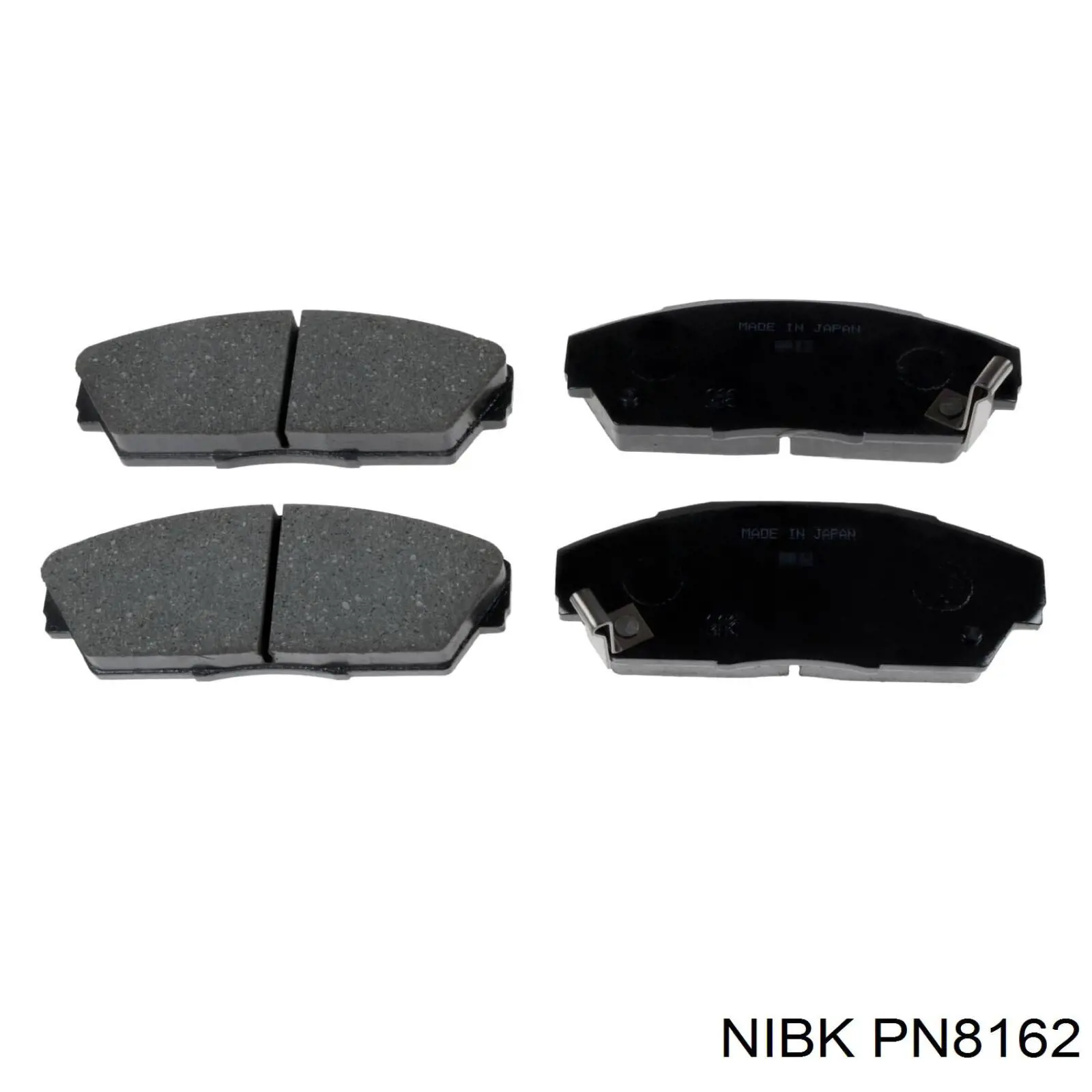 PN8162 Nibk передние тормозные колодки