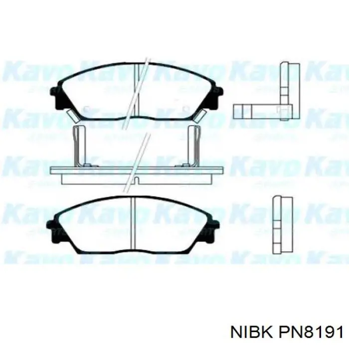 Колодки Nibk PN8191 цена, от 17.24 USD