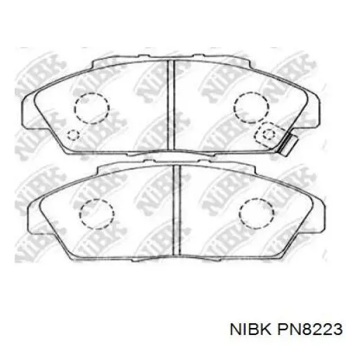 PN8223 Nibk Колодки передние