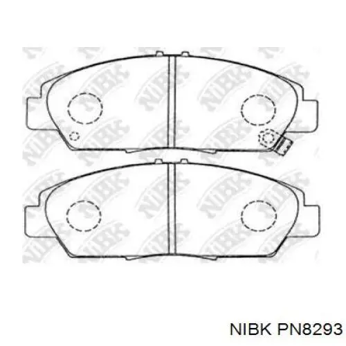 Передние тормозные колодки PN8293 Nibk