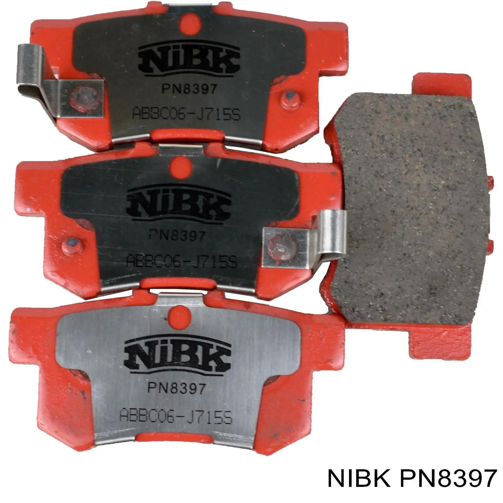 PN8397 Nibk Колодки тормозные дисковые комплект