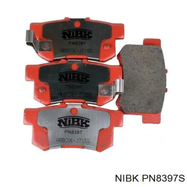 PN8397S Nibk Колодки тормозные дисковые комплект