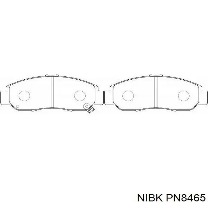 PN8465 Nibk Колодки передние