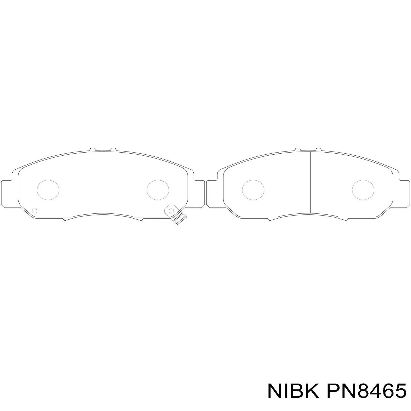 Колодки Nibk PN8465 цена, от 30.01 USD