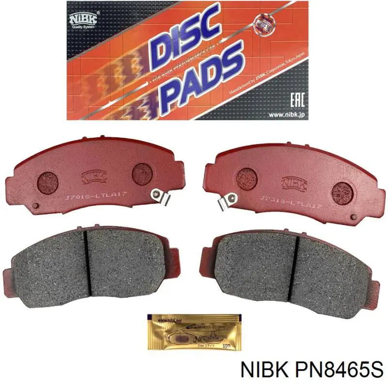 PN8465S Nibk Колодки передние