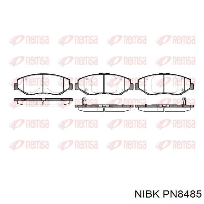 PN8485 Nibk Колодки передние
