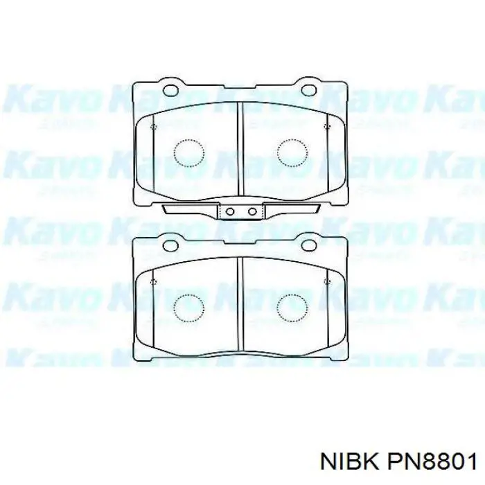 PN8801 Nibk Колодки передние