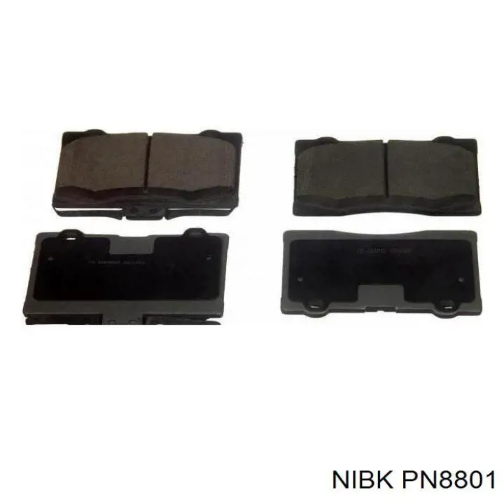 Колодки Nibk PN8801 цена, от 44.62 USD