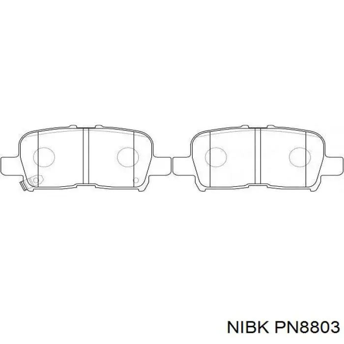 Купить 000548BSX Stellox Колодки тормозные задние, дисковые