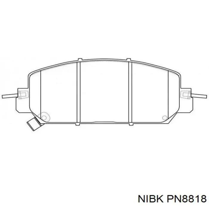 Передние тормозные колодки ADBP420131 Blue Print