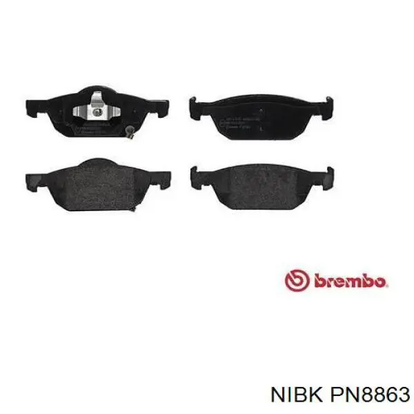 PN8863 Nibk Колодки передние