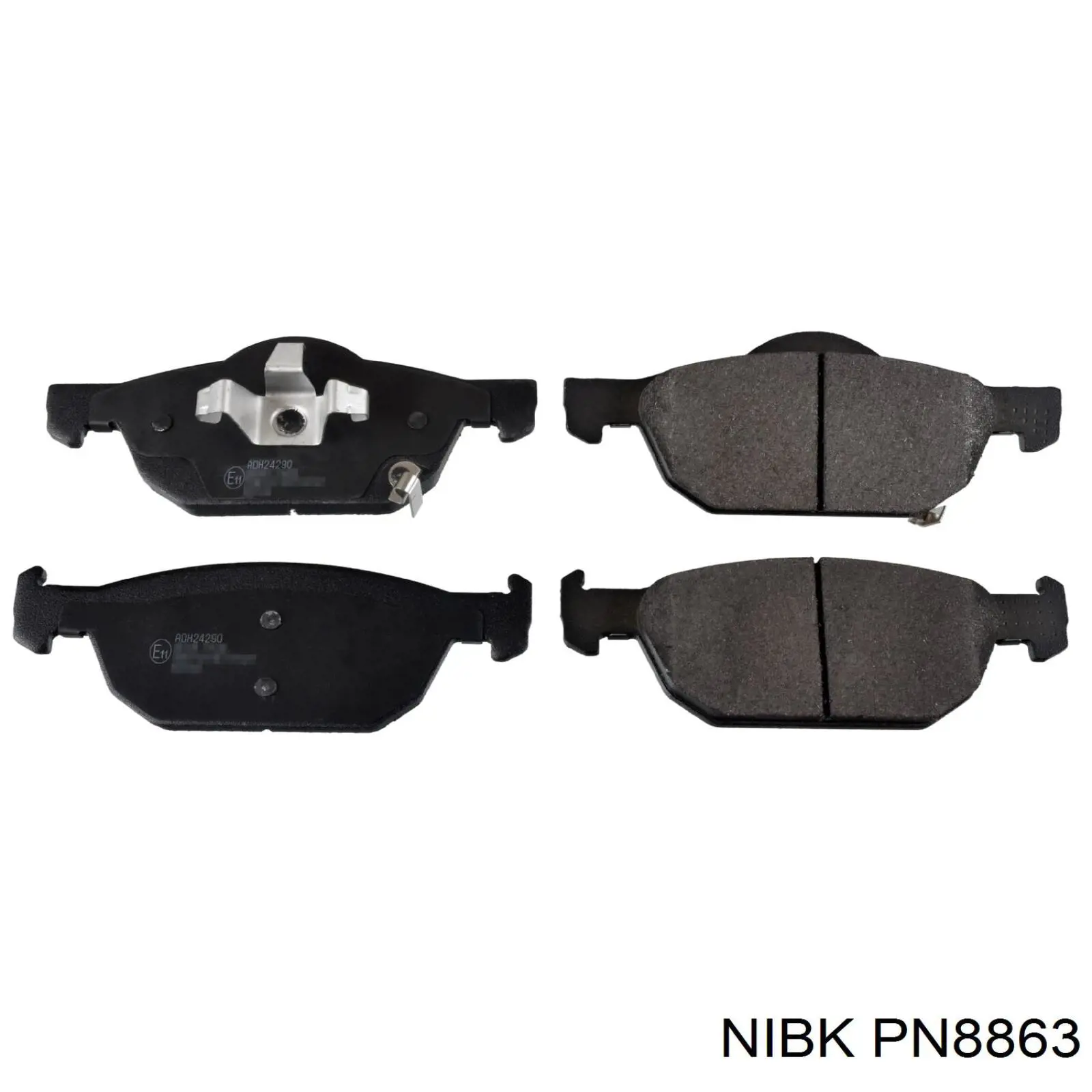 Купить PN8863 Nibk Колодки тормозные