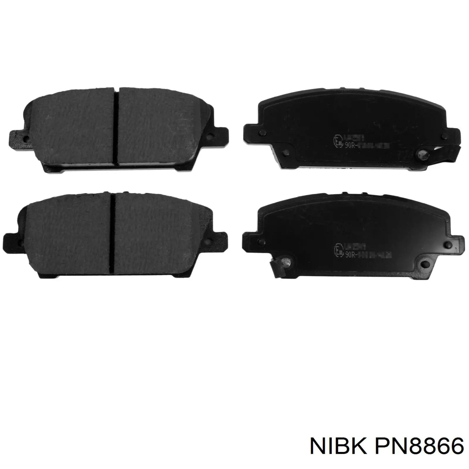 PN8866 Nibk Колодки передние