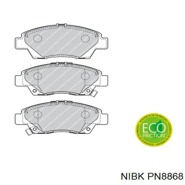 Колодки Nibk PN8868 цена, от 33.48 USD