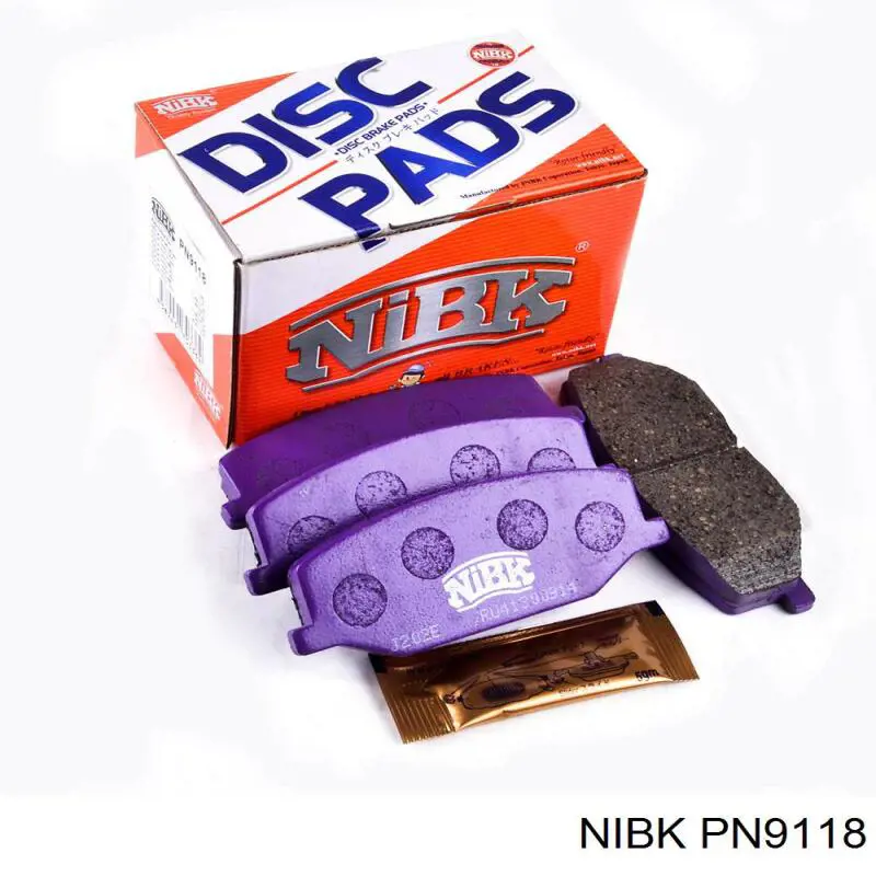 Pastillas de freno delanteras PN9118 Nibk