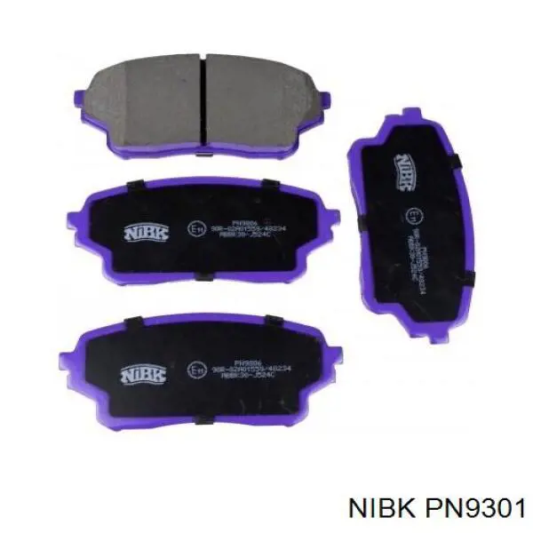 Купить PN9301 Nibk Колодки тормозные