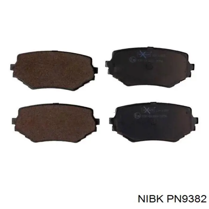 Купить PN9382 Nibk Колодки тормозные