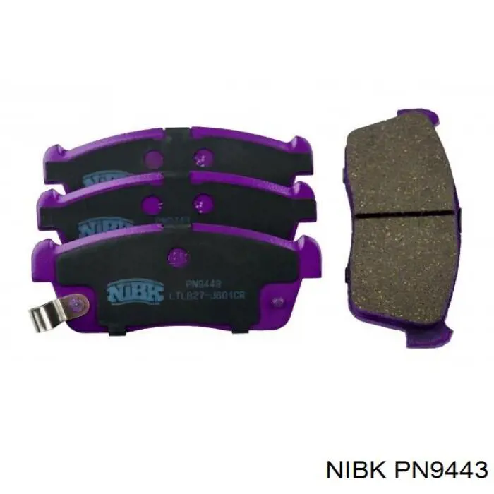 Колодки тормозные передние дисковые Nibk PN9443