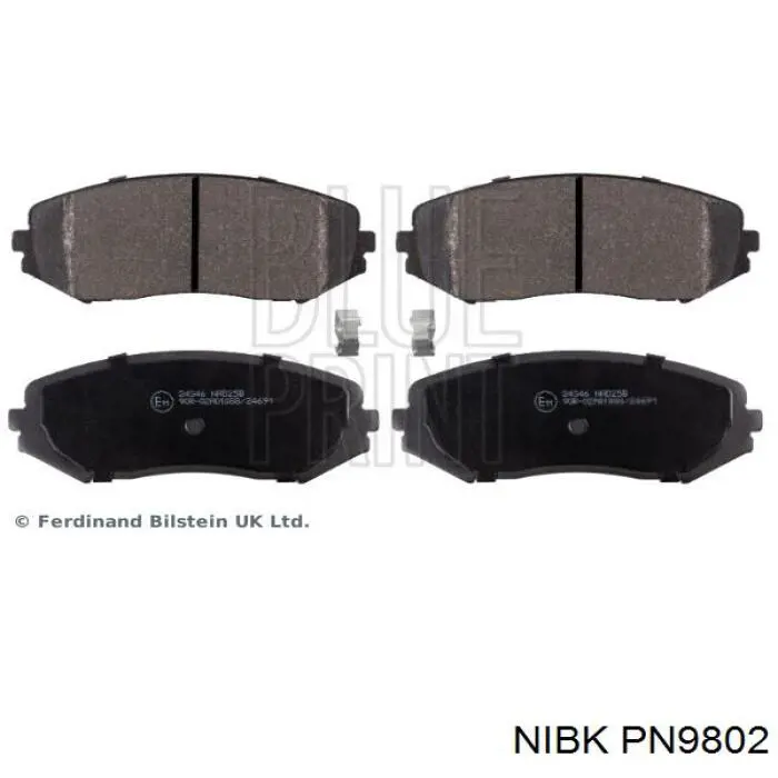 Колодки Nibk PN9802 цена, от 22.70 USD