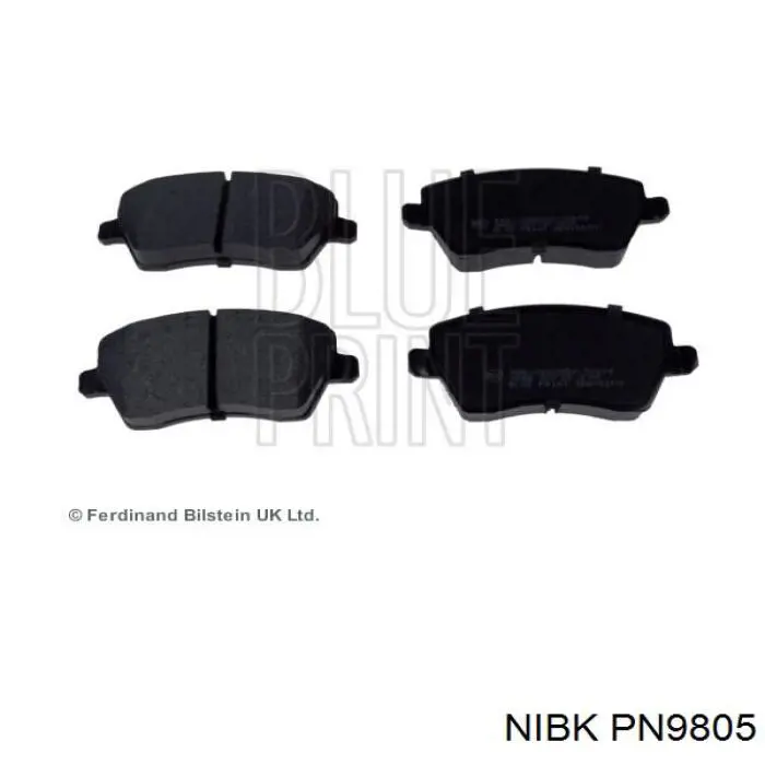 Колодки Nibk PN9805 цена, от 24.61 USD