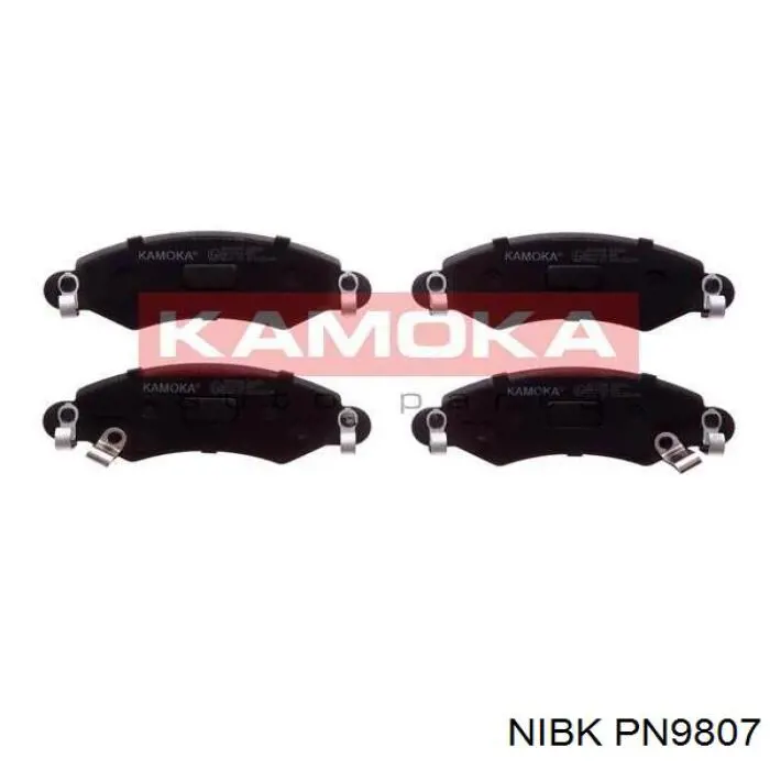 Купить PN9807 Nibk Колодки тормозные