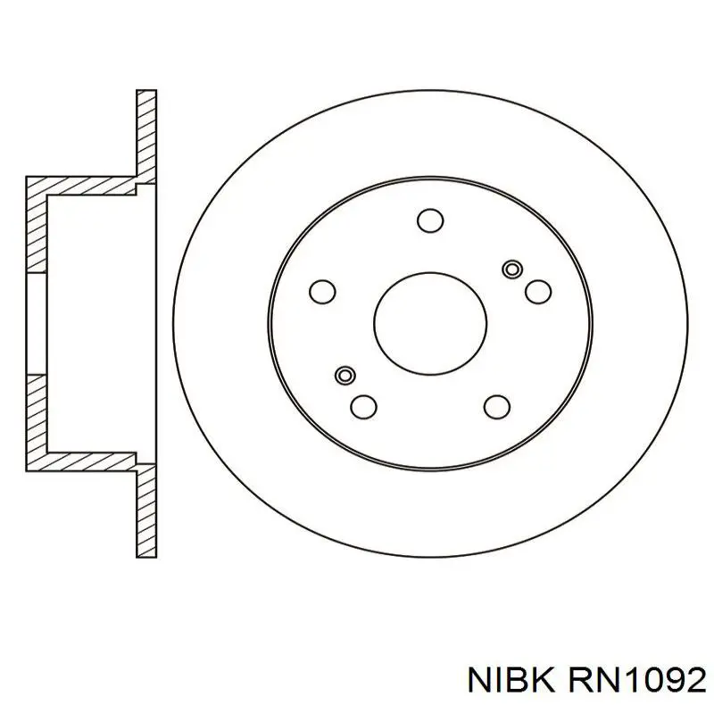 RN1092 Nibk Дисковый тормоз