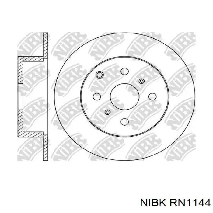 RN1144 Nibk Диск тормозной передний