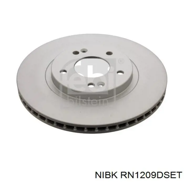 RN1209DSET Nibk Диск тормозной передний