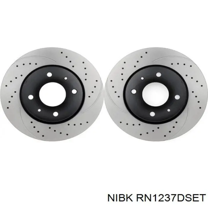 Передние тормозные диски RN1237DSET Nibk