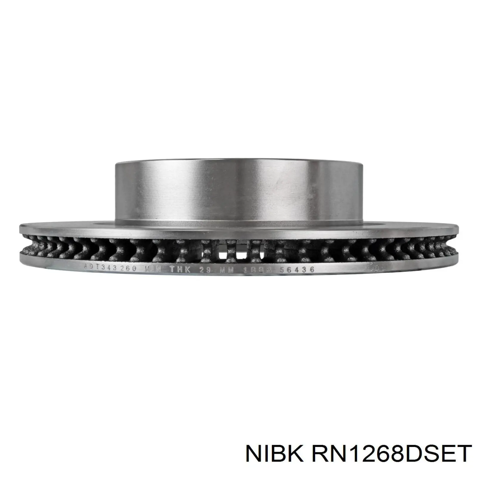 Тормоз дисковый передний Nibk RN1268DSET цена, от 82.35 USD