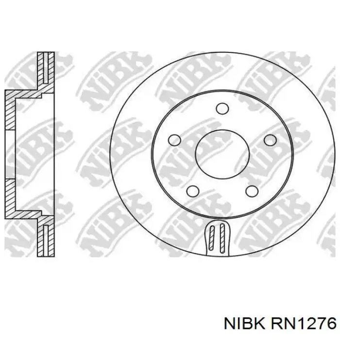 RN1276 Nibk диск тормозной передний