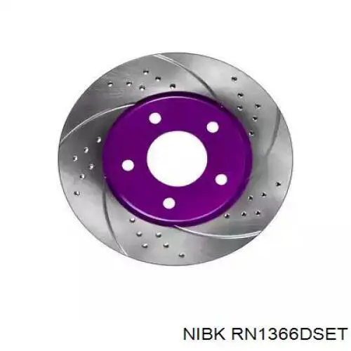 Передние тормозные диски RN1366DSET Nibk
