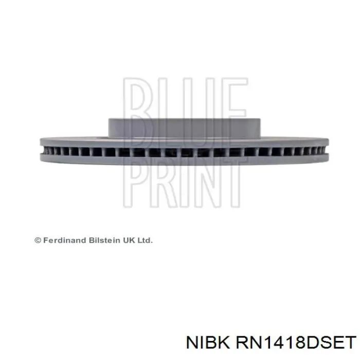 Передний тормозной диск Nibk RN1418DSET