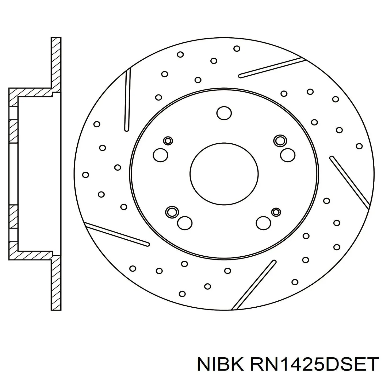 Задний дисковый тормоз Blue Print ADH243134