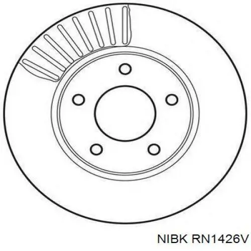 RN1426V Nibk Диск тормозной передний