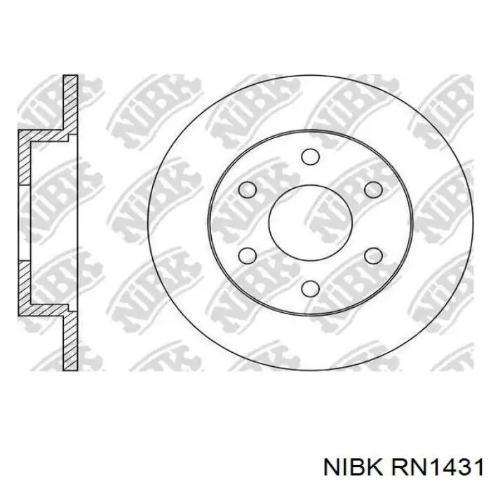 Купить 432069FF0C Nissan/Infiniti Диск тормозной задний