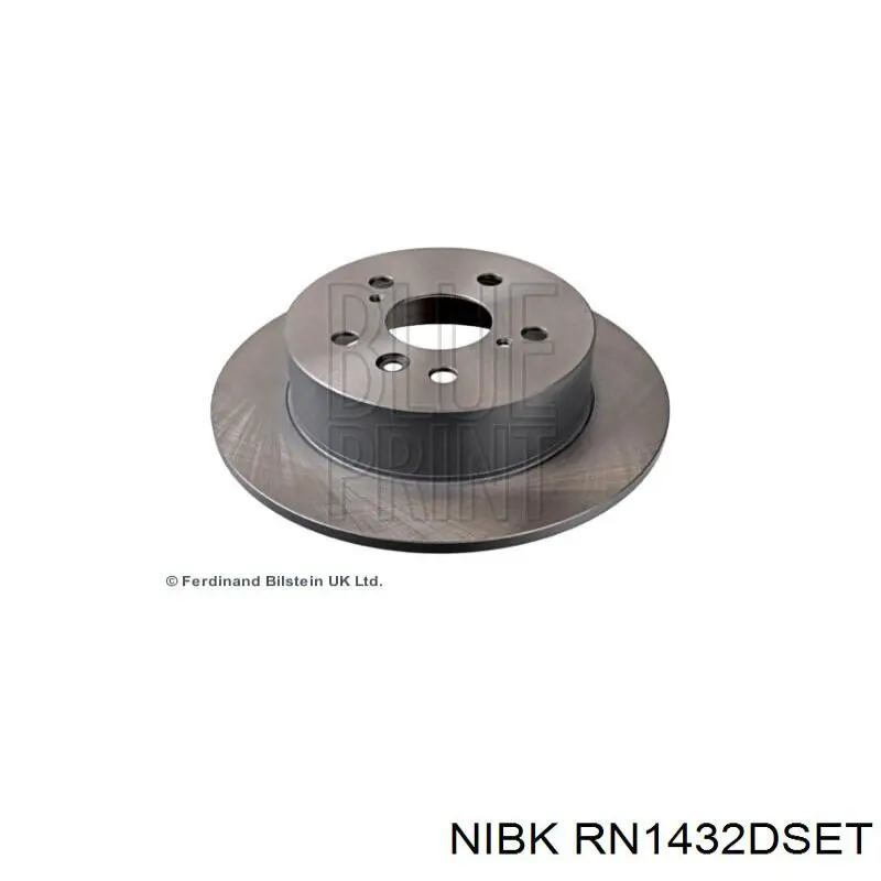 Купить RN1432DSET Nibk Диск тормозной задний