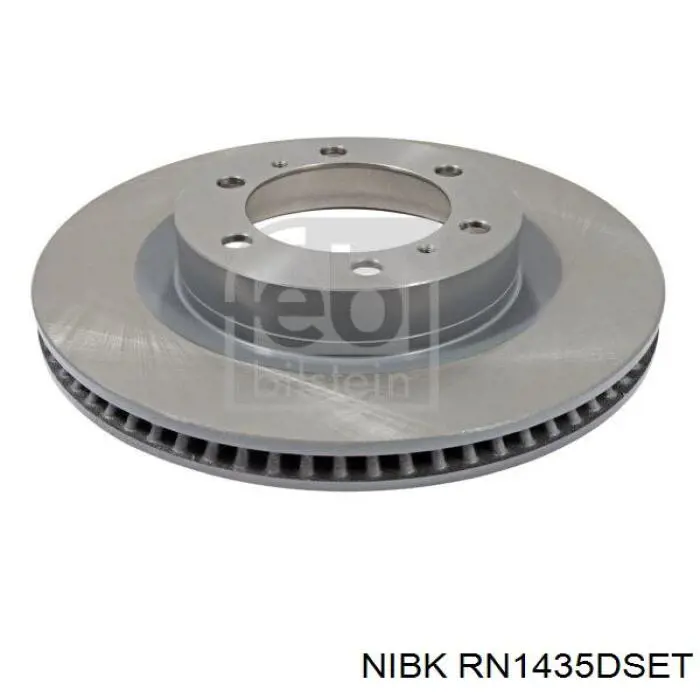 RN1435DSET Nibk Диск тормозной передний