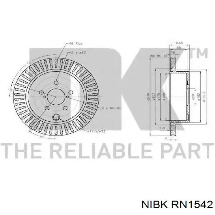 ADS74341 Blue Print Дисковый тормоз