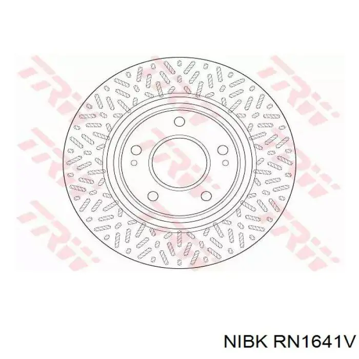 RN1641V Nibk Диск тормозной передний